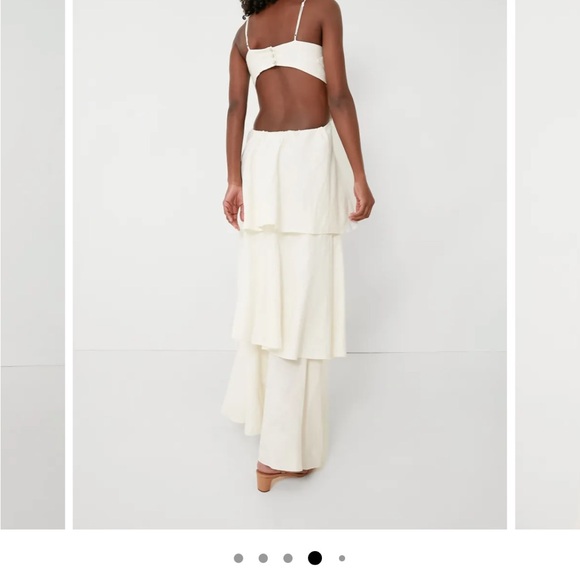 FARM Rio Cream Cut-Out Maxi Dress - Picture 2 of 3